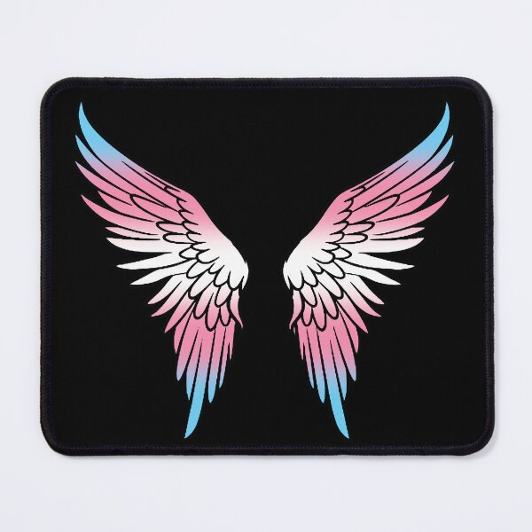 Item preview, Transgender Pride Flag Angel Wings, Cute Trans Design designed and sold by Travelslightly.