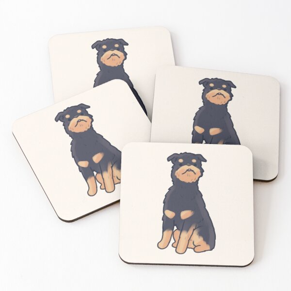 Item preview, Cute Brussels Griffon dog illustration   designed and sold by Artofmayara.