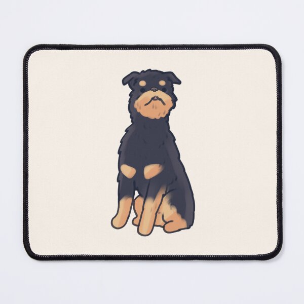 Item preview, Cute Brussels Griffon dog illustration designed and sold by Artofmayara.
