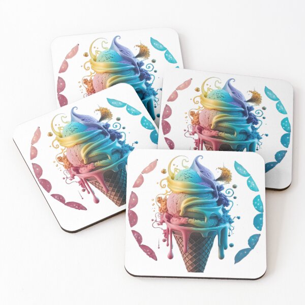 Item preview, Melting Ice cream design  designed and sold by KRStyleClub.