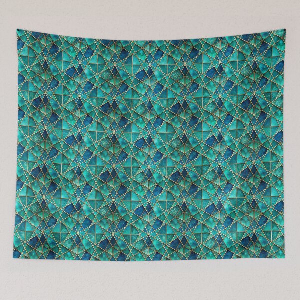 Item preview, triangle blue patten designed and sold by jkrphoto.