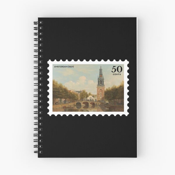 Item preview, Amsterdam (1829), vintage travel stamp designed and sold by RabbitK.