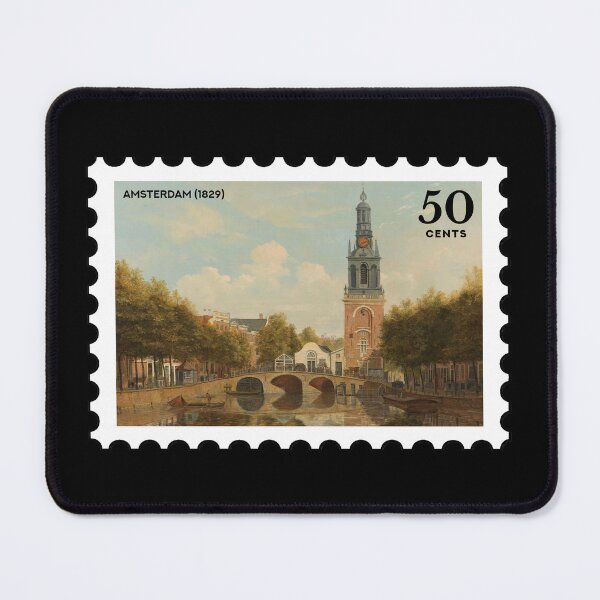 Item preview, Amsterdam (1829), vintage travel stamp designed and sold by RabbitK.