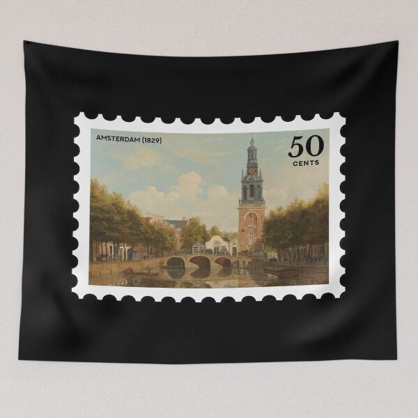 Item preview, Amsterdam (1829), vintage travel stamp designed and sold by RabbitK.