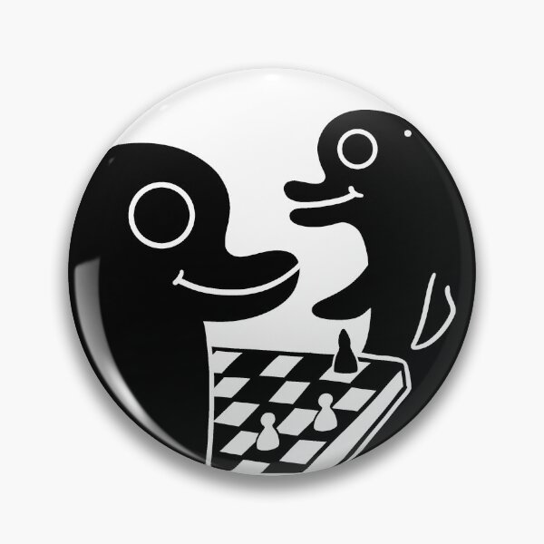 Item preview, Dolphins playing chess, minimalist naive art style designed and sold by martodesign.