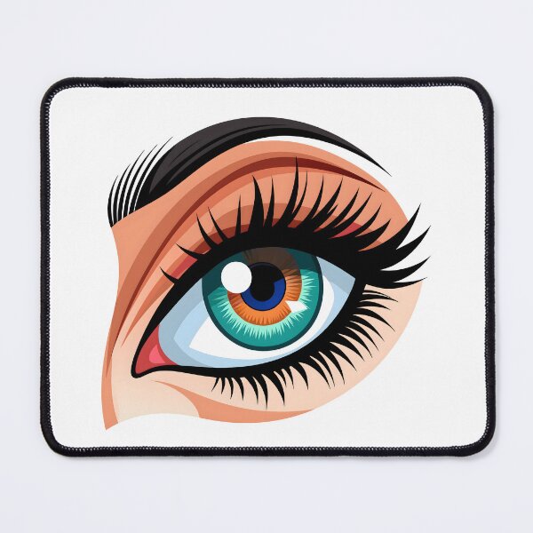 Item preview, Detailed Human Eye Illustration Colorful Eyelash Iris Pupil Artistic designed and sold by Rostislav Bouda.