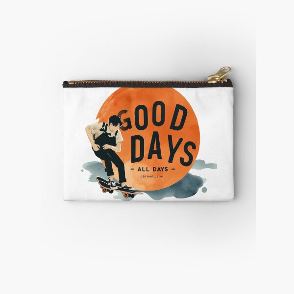 Item preview, Good Days All Days Mantra Quote enjoy Man Skateboard Orange Blue  designed and sold by Nanthanon.