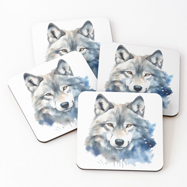 Item preview, Watercolor  Wolf designed and sold by sj-ephemeral.