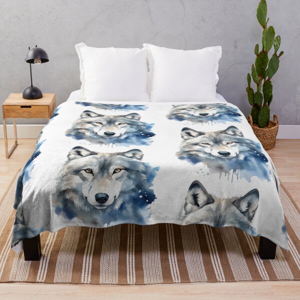 Item preview, Watercolor  Wolf designed and sold by sj-ephemeral.