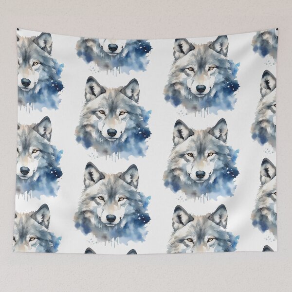 Item preview, Watercolor  Wolf designed and sold by sj-ephemeral.
