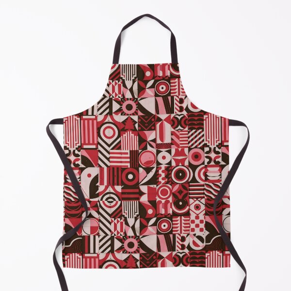 Item preview, Bold Geometric Pattern In Red And Black designed and sold by Wishing-Wings.
