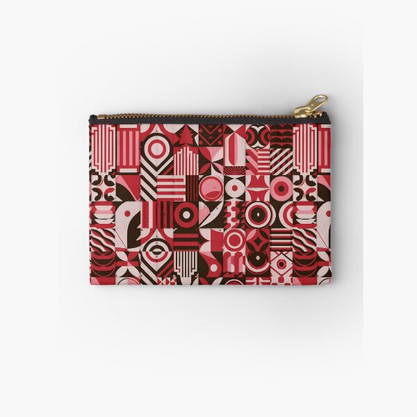 Item preview, Bold Geometric Pattern In Red And Black designed and sold by Wishing-Wings.