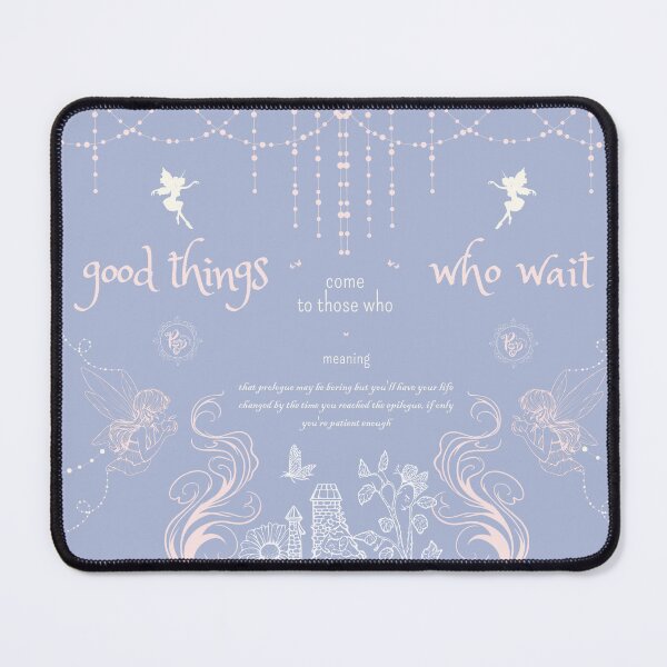 Item preview, Wait - Blue designed and sold by ProsetoPrint.
