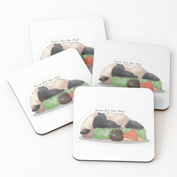 Item preview, Panda - Done for the Day designed and sold by rozzhew.