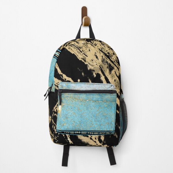 Item preview, Beach theme in gold wavey lines with black and gold texture. designed and sold by Chicas-wonder.