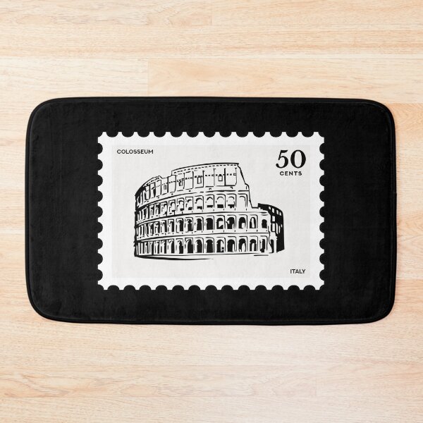 Item preview, Colosseum, vintage travel stamp designed and sold by RabbitK.
