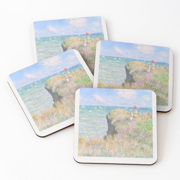 Item preview, Claude Monet Cliff Walk At Pourville Exhibition Poster designed and sold by BelovedArtPrint.
