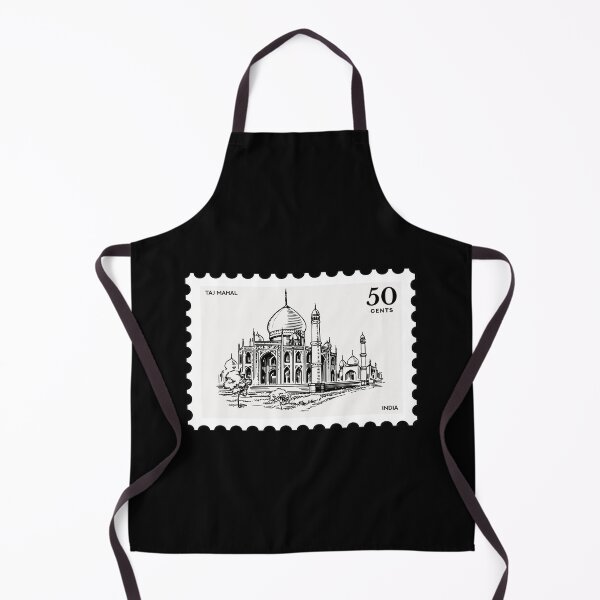 Item preview, Taj Mahal, vintage travel stamp designed and sold by RabbitK.