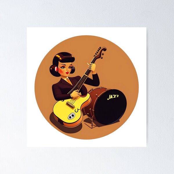 Item preview, I LOVE JAZZ #8 designed and sold by SpecialForceART.