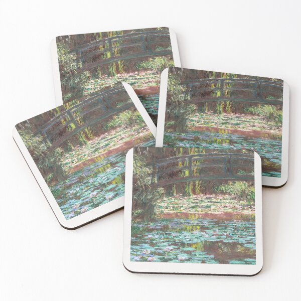 Item preview, Claude Monet Water Lily Pond Exhibition Poster designed and sold by BelovedArtPrint.