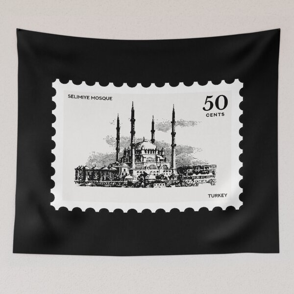 Item preview, Turkey, vintage travel stamp designed and sold by RabbitK.