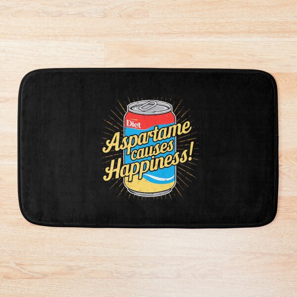 Item preview, Aspartame causes Happiness diet soda can cola funny diet sugar-free designed and sold by w1ckerman.
