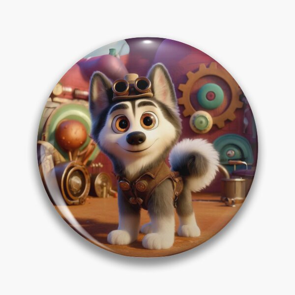 Item preview, Steampunk Alusky Dog designed and sold by Sillytoe.