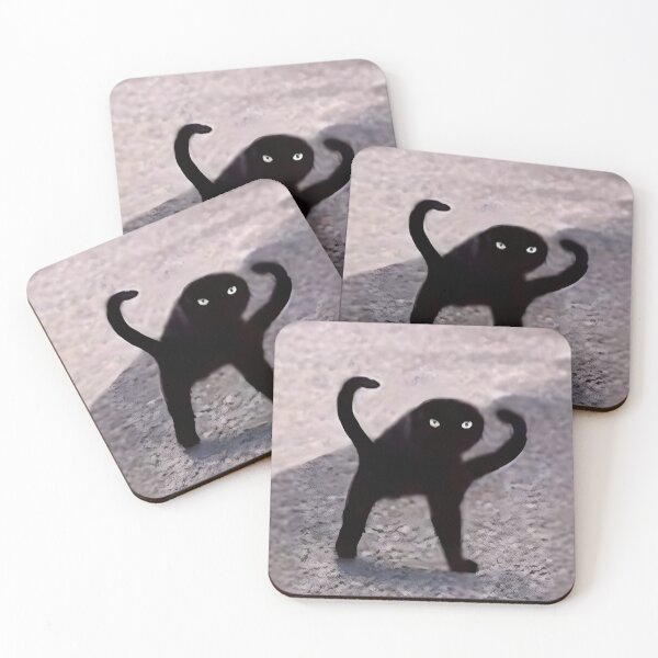 Item preview, Meme Mysterious Black Cat designed and sold by hiiameartha.
