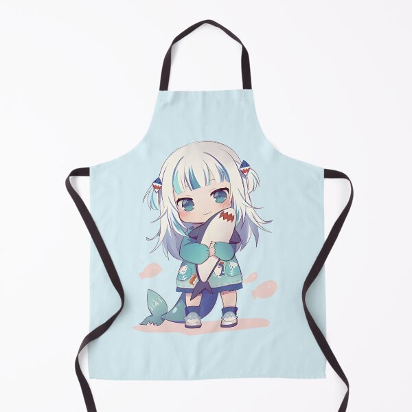 Item preview, Gawr Gura - Cute Chibi - Hugging Stuffed Shark designed and sold by ForevFantasy.