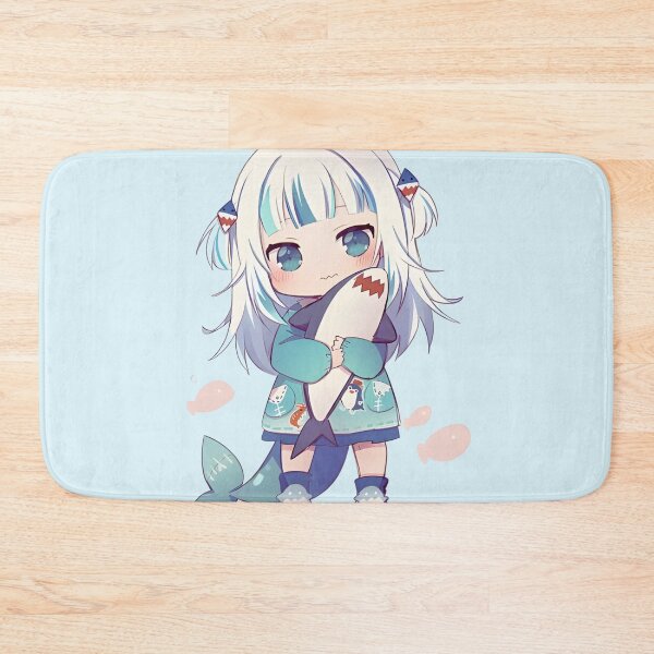 Item preview, Gawr Gura - Cute Chibi - Hugging Stuffed Shark designed and sold by ForevFantasy.