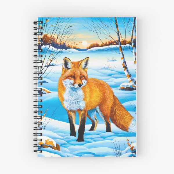 Artikelvorschau, Fuchs-Porträt. Wintersaison, Schneefuchs, Vintage-Fuchs, Fuchs-Malerei, Henri Matisse-Stil entworfen und verkauft von FoxVibes.