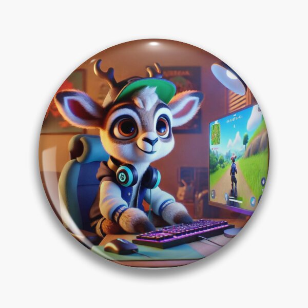 Item preview, Gaming Addax in Action designed and sold by Sillytoe.