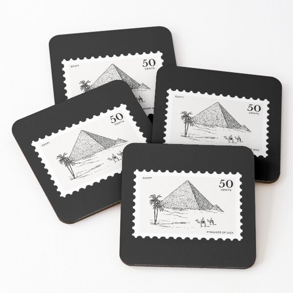 Item preview, Egypt, vintage travel stamp designed and sold by RabbitK.