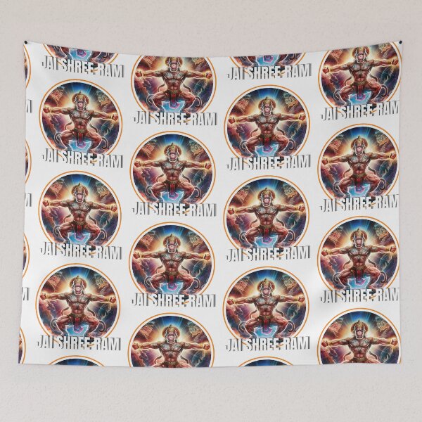 Item preview, Hanuman Ji Chanting Jai Shree Ram designed and sold by PING 999 STUDIO.
