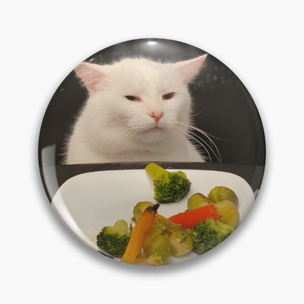 Item preview, Meme Cat Who Doesn’t Like Vegetables designed and sold by hiiameartha.