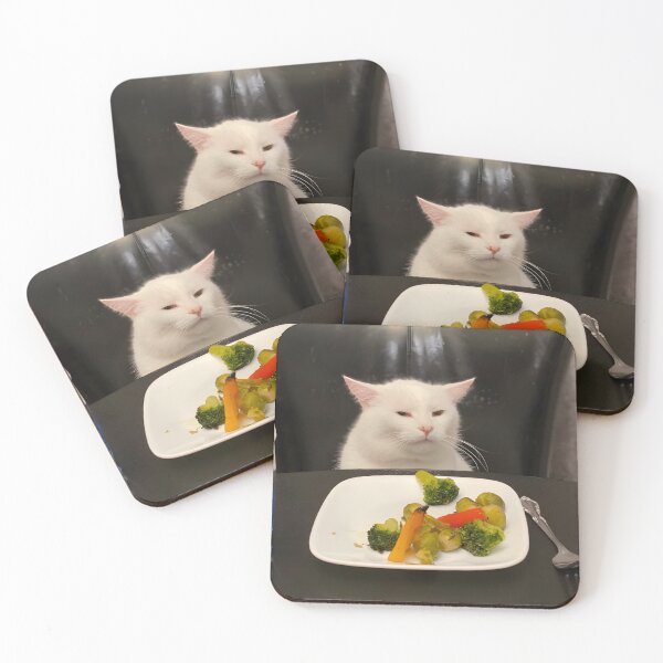 Item preview, Meme Cat Who Doesn’t Like Vegetables designed and sold by hiiameartha.