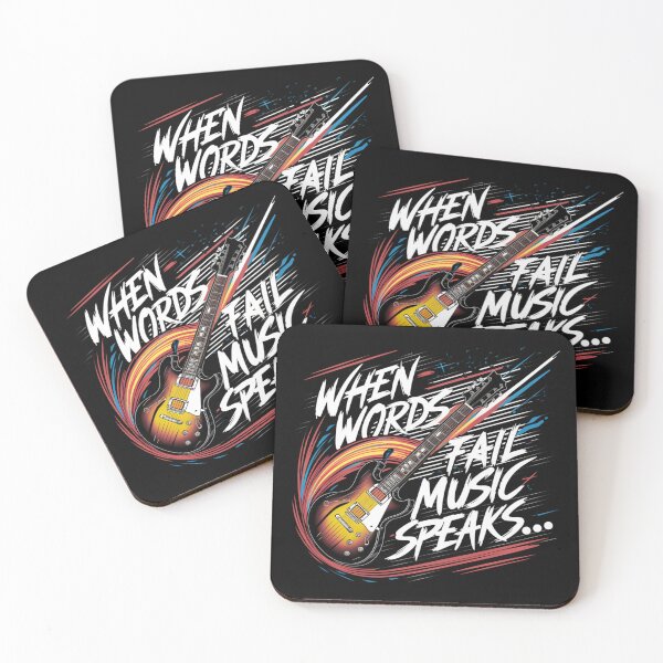 Item preview, When Words Fail, Music Speaks... designed and sold by MerchMasterPL.