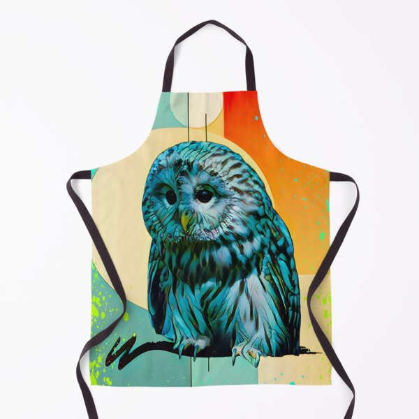 Item preview, cute blue owl designed and sold by clarazen.