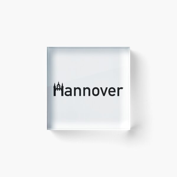 Item preview, Hanover town sign skyline with new town hall designed and sold by Grafikus.