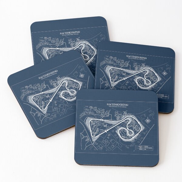 Item preview, Sachsenring (Navy Blueprint) designed and sold by BGALAXY.