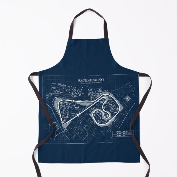 Item preview, Sachsenring (Navy Blueprint) designed and sold by BGALAXY.