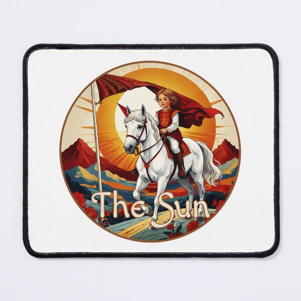 Item preview, The Sun Major Arcana Card - Child on a White Horse designed and sold by Pixel Waite.