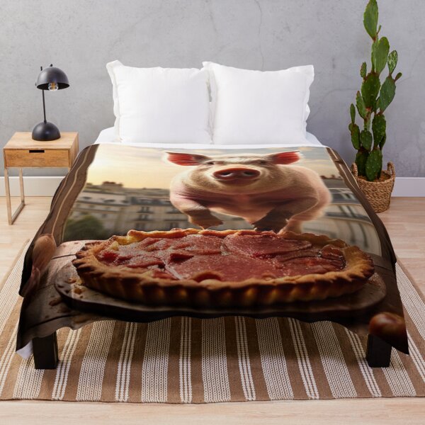 Item preview, Le cochon rusé vole la tarte designed and sold by Collection de trésors .