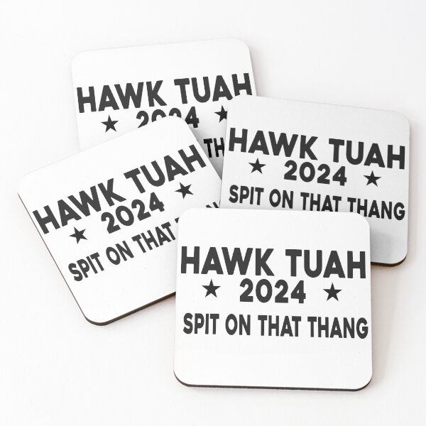 Item preview, Hawk Tush Spit on that Thing Hawk tuah funny viral humor meme video girl 24 tua designed and sold by ZANNIX.