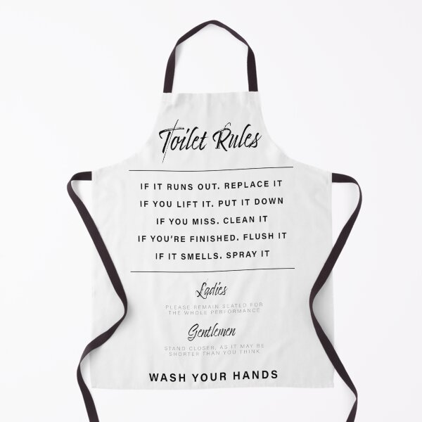 Item preview, Toilet Rules designed and sold by My Digital Mind.