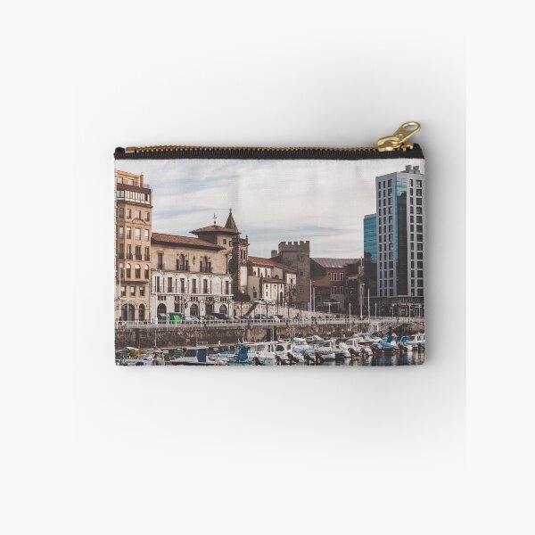 Item preview, View on Old Port of Gijon and Yachts, Asturias, Northern Spain designed and sold by dvoevnore.