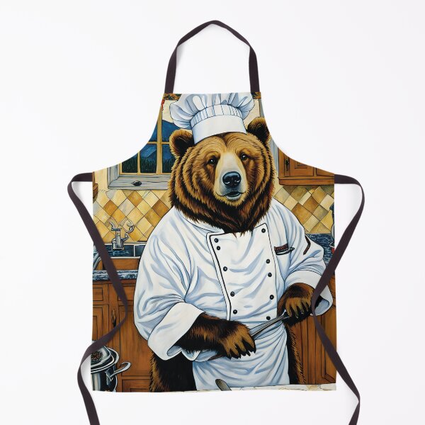 Item preview, funny bear in the kitchen designed and sold by Mauswohn.