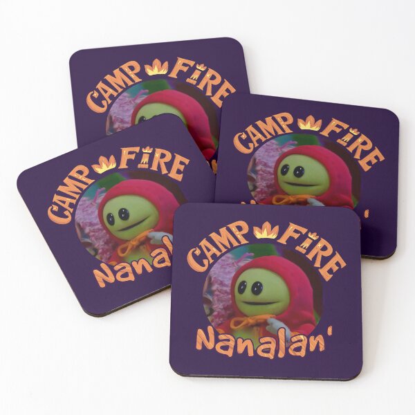 Item preview, Camp Fire Nanalan, Nostalgic Nanalan' Fan Art, Cozy Campfire Scene designed and sold by FEBRICAST.