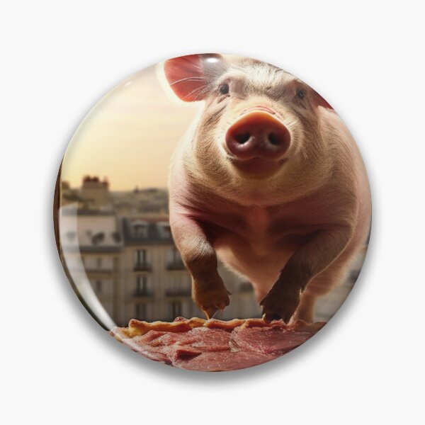 Artikelvorschau, Das schlaue Schwein stiehlt den Kuchen entworfen und verkauft von Collection de trésors .