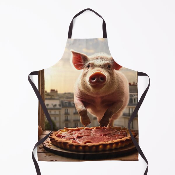 Artikelvorschau, Das schlaue Schwein stiehlt den Kuchen entworfen und verkauft von Collection de trésors .